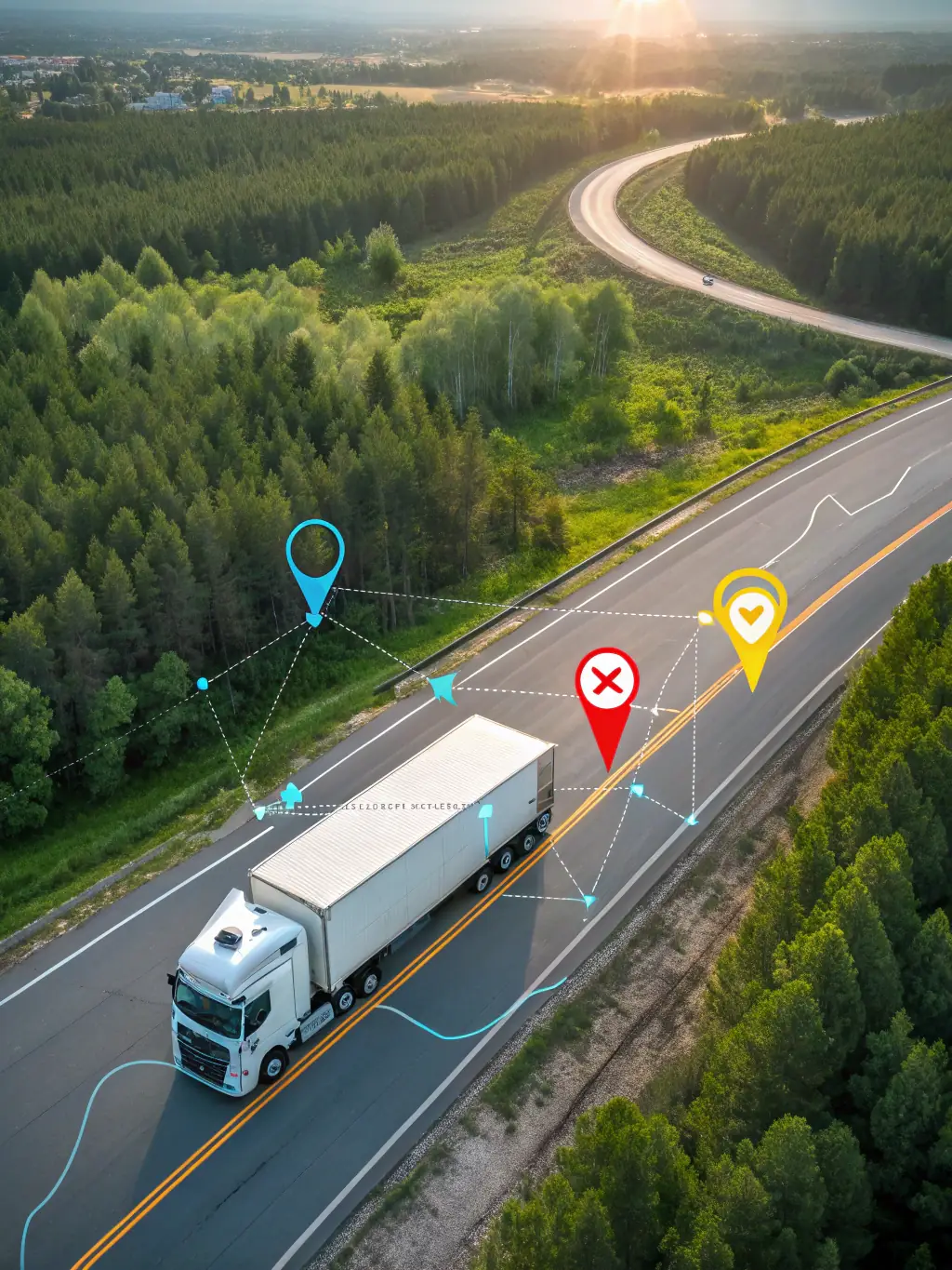 A visual representation of a customized logistics plan, showcasing Johaka's ability to create tailored solutions for clients.